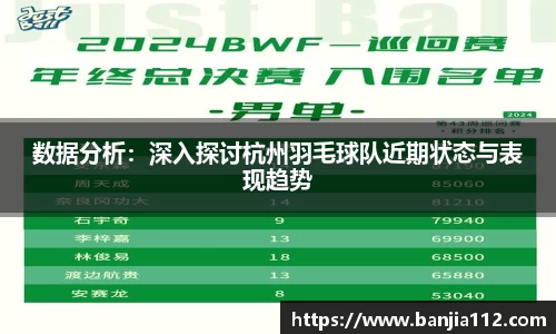 数据分析：深入探讨杭州羽毛球队近期状态与表现趋势